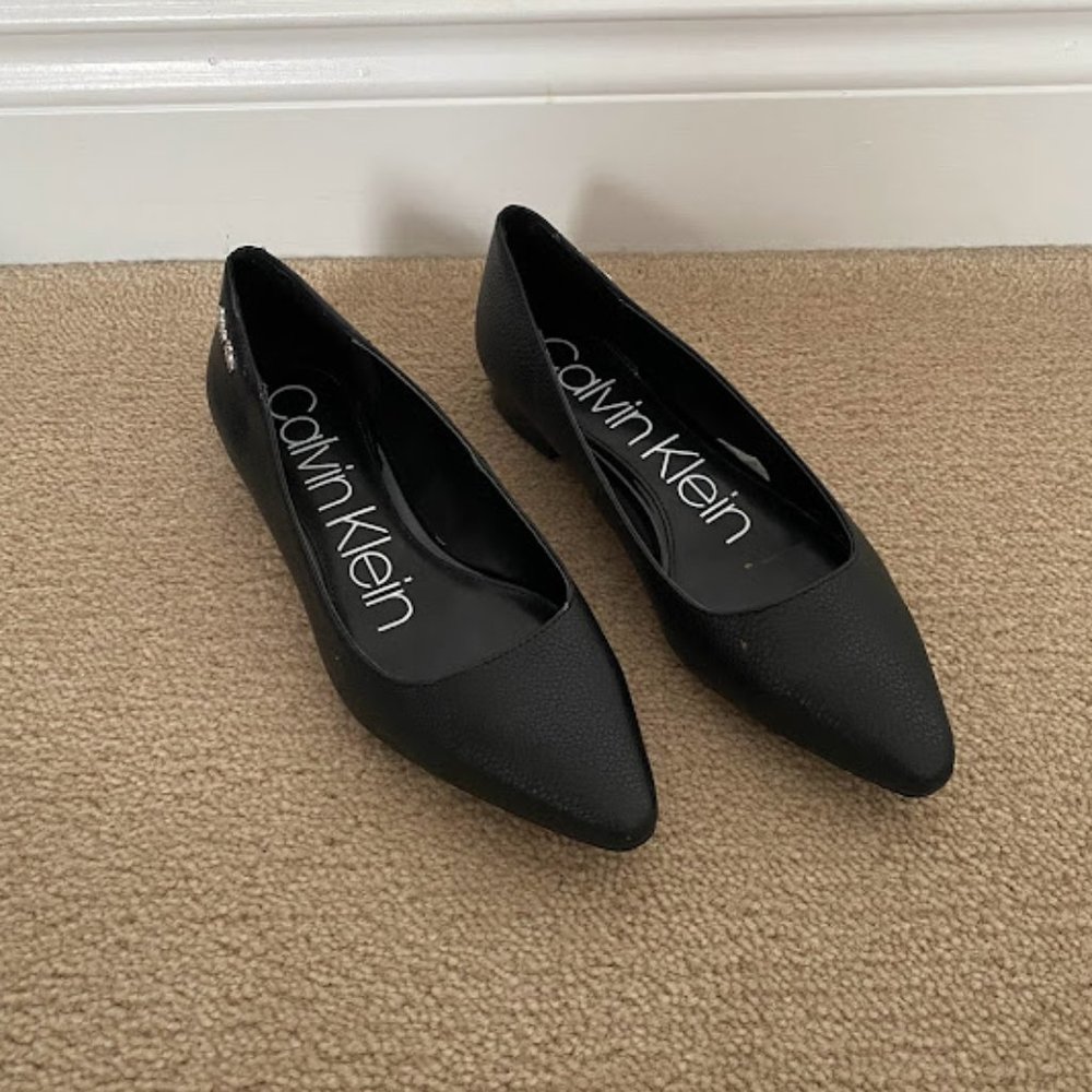 Calvin Klein Black Flats